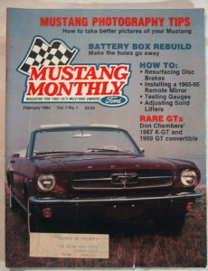 MUSTANG MONTHLY 1984 FEB - RARE MUSTANGS, GAUGES